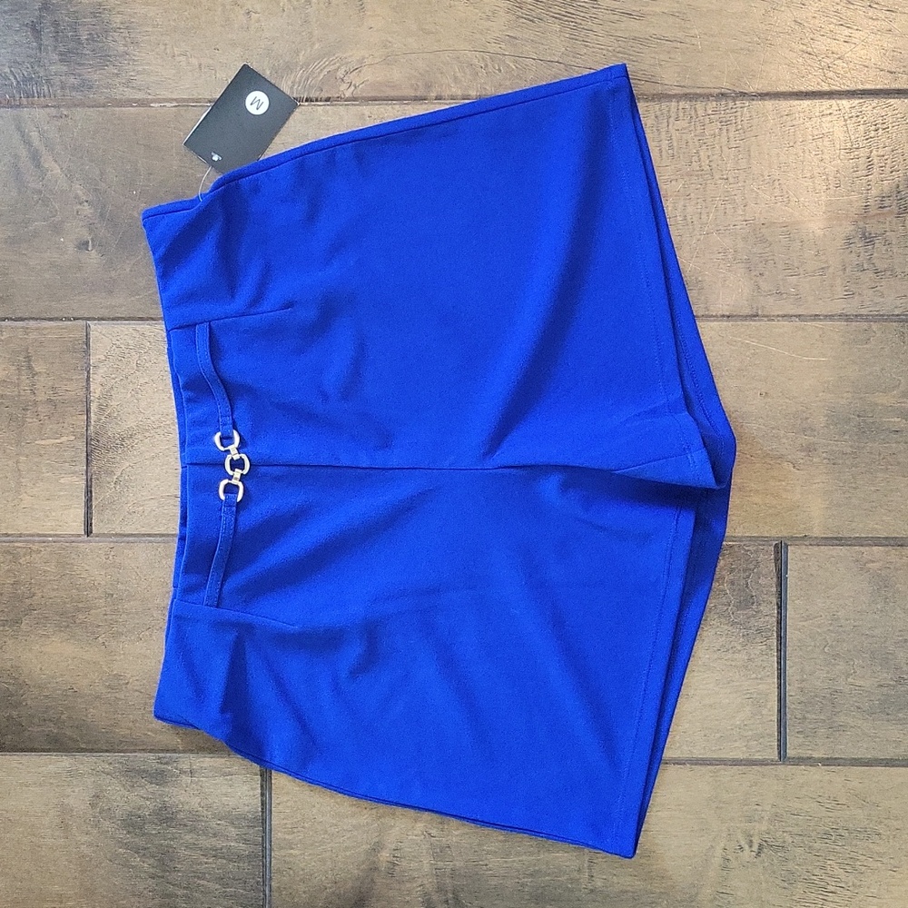 NWT MESSINI high waisted dressy shorts